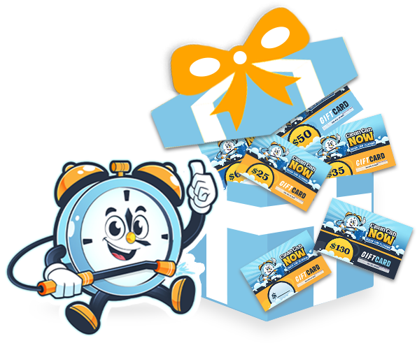 Trash can cleaning gift card